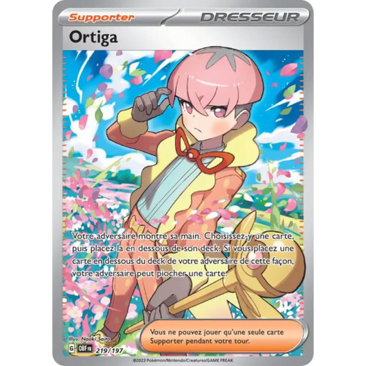 Ultra - Pokemon - Flammes Obsidiennes - Ortiga 219/197