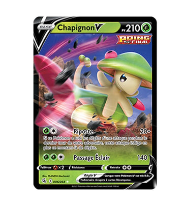 Ultra - Pokemon - Poing de Fusion - Chapignon V 6/264 - Poke-Geek