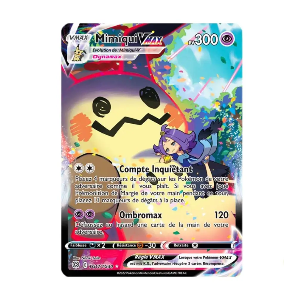 Ultra - Pokemon - Stars Etincelantes - Mimiqui VMAX TG17/172 - Poke-Geek