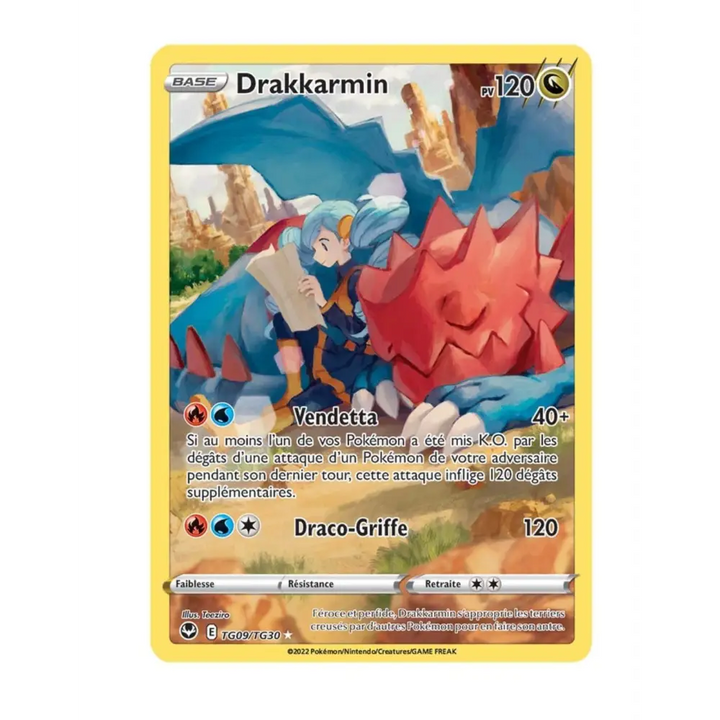 Ultra - Pokemon - Tempête Argentée - Drakkarmin TG09/TG30