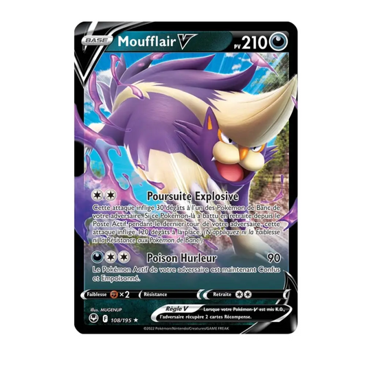 Ultra - Pokemon - Silver Storm - Moufflair V 108/195