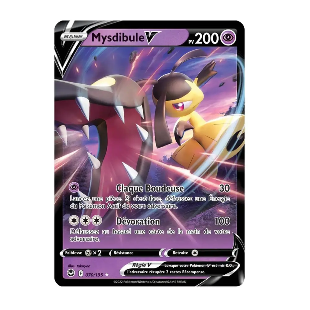 Ultra - Pokemon - Tempête Argentée - Mysdibule V 70/195 - Poke-Geek