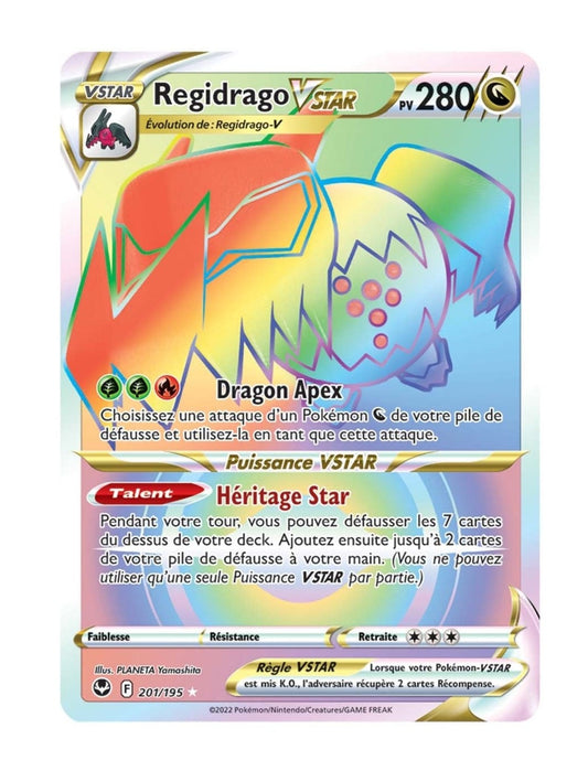 Ultra - Pokemon - Tempête Argentée - Regidrago VSTAR 201/195