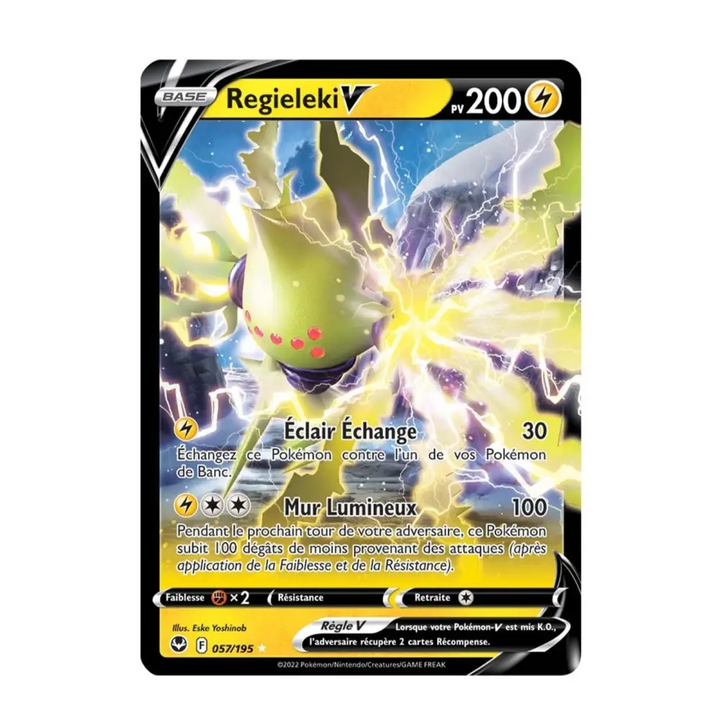 Ultra - Pokemon - Tempête Argentée - Regieleki V 57/195