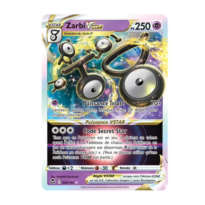 Ultra - Pokemon - Tempête Argentée - Zarbi VSTAR 66/195