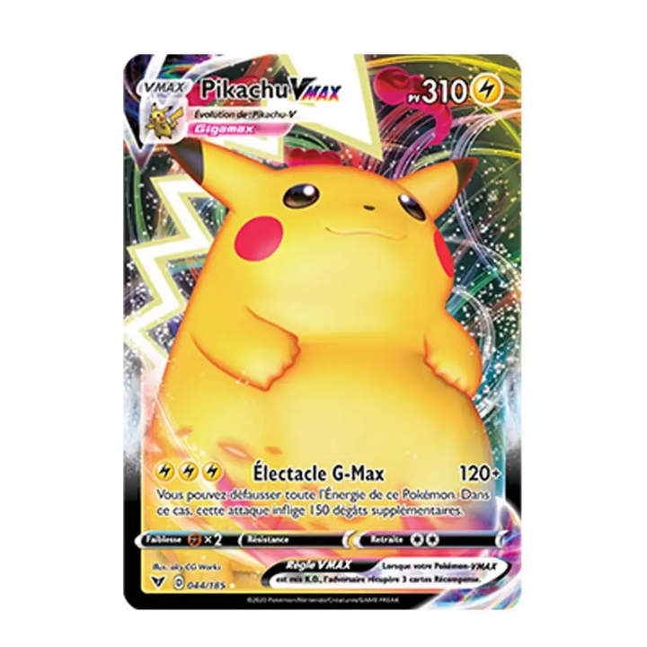 Ultra - Pokemon - Voltage Eclatant - Pikachu VMAX 44/185