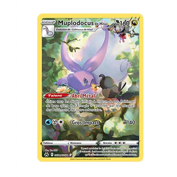 Ultra - Pokemon - Zénith Suprême - Muplodocus de Hisui GG21/GG70