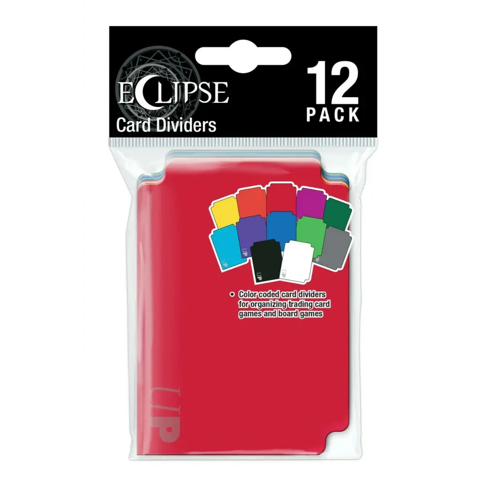 Ultra PRO Eclipse Multi Coloré Échange Et Gaming Carte Diviseurs (12-Pack) - Poke-Geek