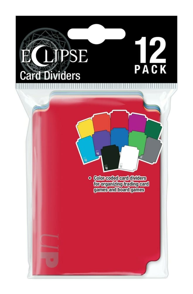 Ultra PRO Eclipse Multi Coloré Échange Et Gaming Carte Diviseurs (12-Pack) - Poke-Geek