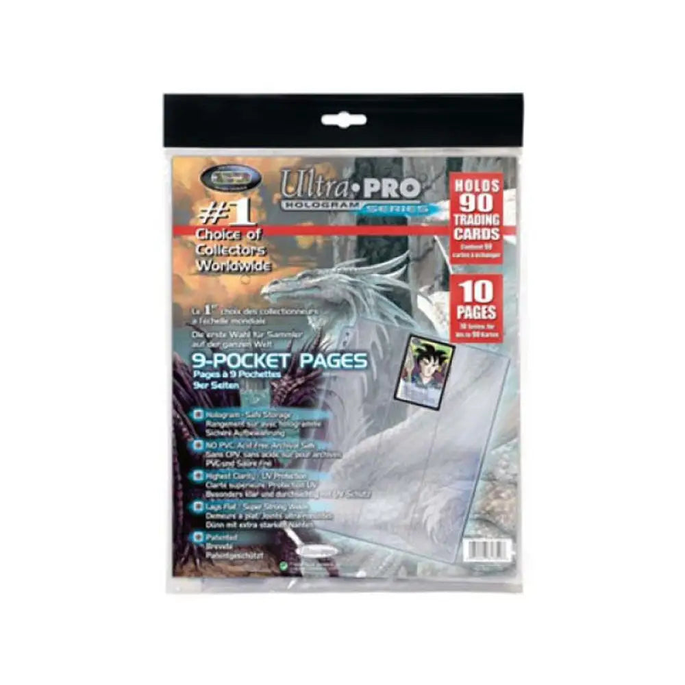 Ultra Pro - Lot de 10 feuilles par 9 - Poke-Geek