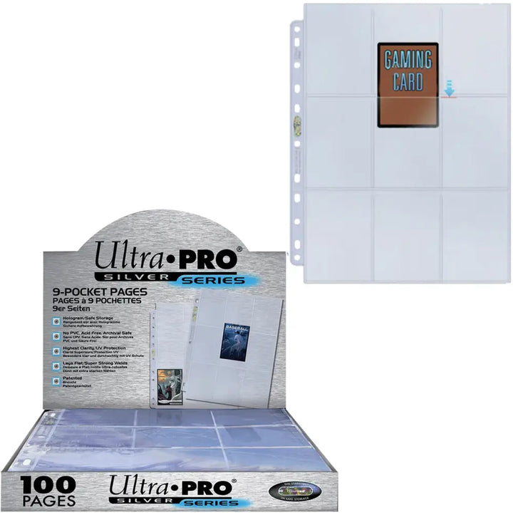Ultra Pro – Lot de 100 Feuilles 9 Cases – Qualité Normale