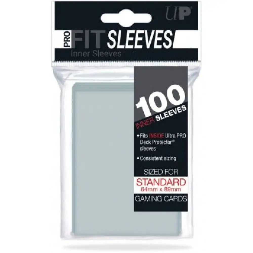 Ultra Pro – Sleeve Pro Fit – 100 Protège-Cartes Standard - Poke-Geek