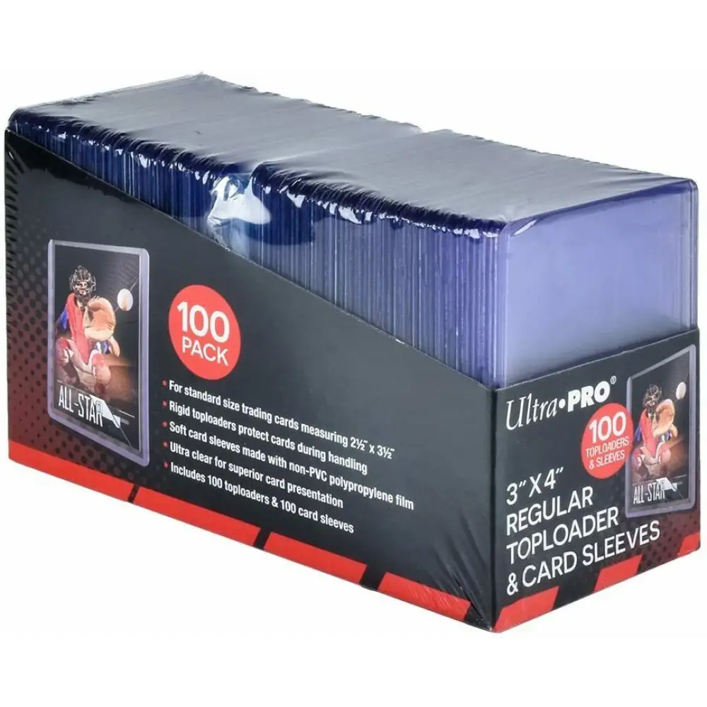 ULTRA PRO – Special Pack Regular Toploaders & Card Sleeves (100) - Poke-Geek