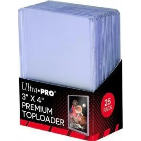 Ultra Pro -  Toploader Transparent Super Clear Premium 3"x4" Par 25 - Poke-Geek
