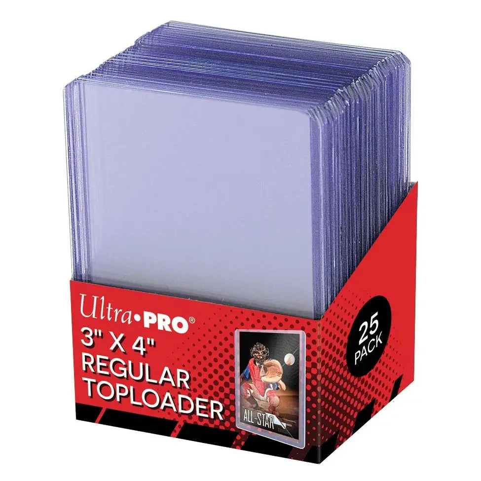 25 toploaders Ultra Pro Regular Ultra Clear inclus dans le bundle
