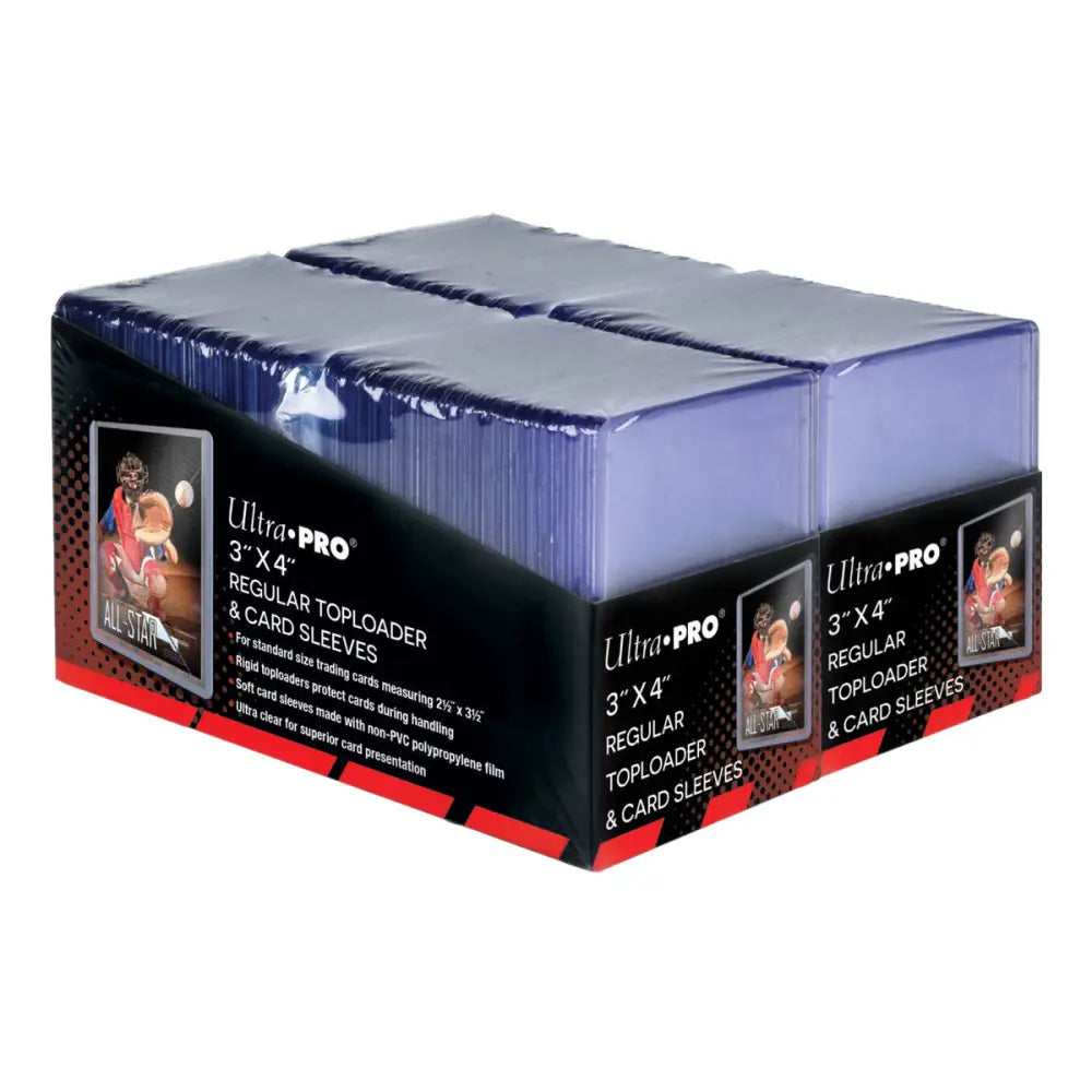 UltraPro – Lot 200 Toploaders Rigides + 200 Sleeves - Poke-Geek