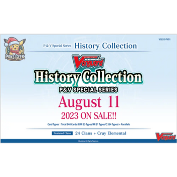 Vanguard will+Dress - Boîte de 10 Boosters - D-PV01 History Collection - Anglais