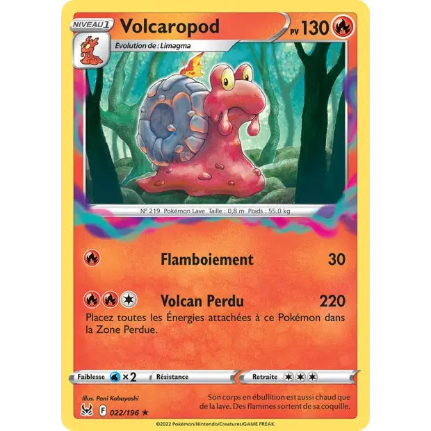 Volcaropod - EB Origine Perdue - 22/196