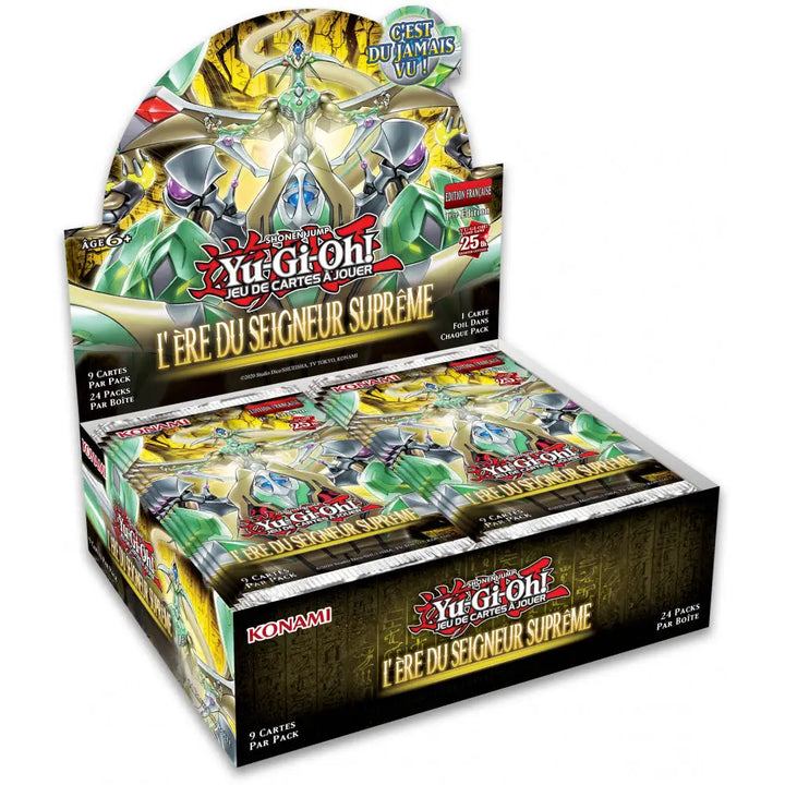 Yu-Gi-Oh! - Boite de Boosters Français - 24 Boosters - L'Ère du Seigneur Suprême