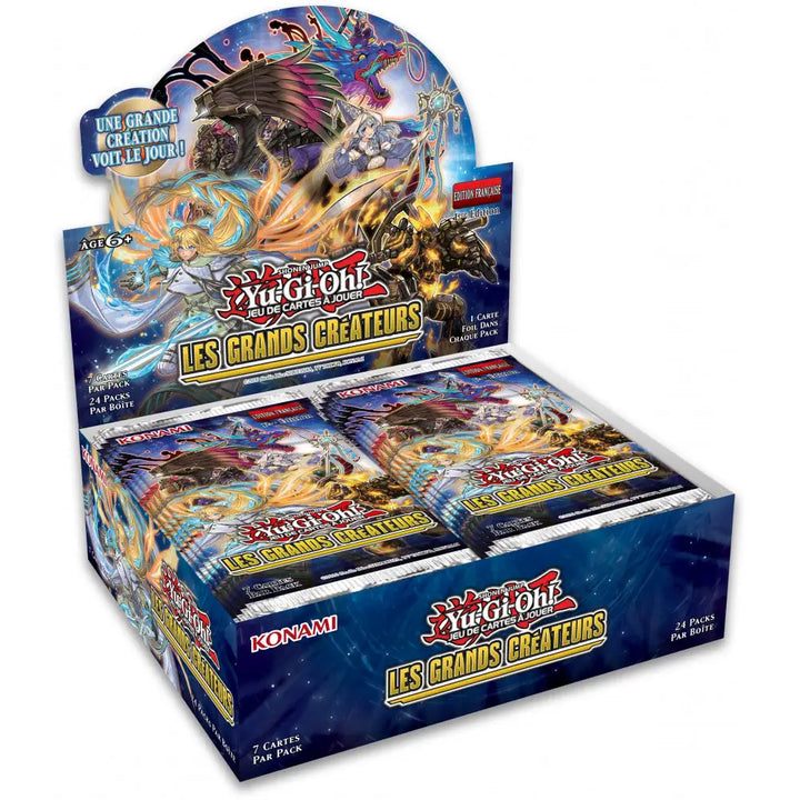 Yu-Gi-Oh! - Boite de Boosters Français - 24 Boosters - Les Grands Créateurs FR