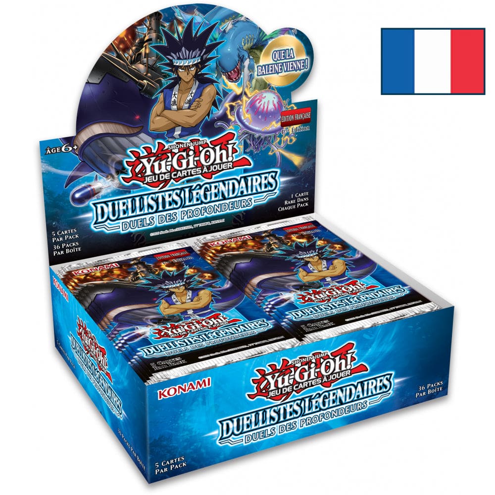 Yu-Gi-Oh! - Boite de Boosters Français - Boite De 36 Boosters - Les Duellistes Légendaires : Duel des profondeurs - Poke-Geek
