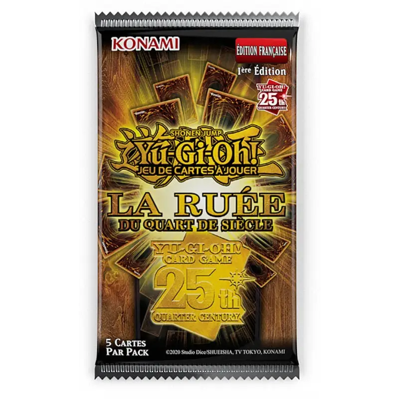 Yu-Gi-Oh! – Booster La Ruée du Quart de Siècle FR (Blister Cartonné) - Poke-Geek