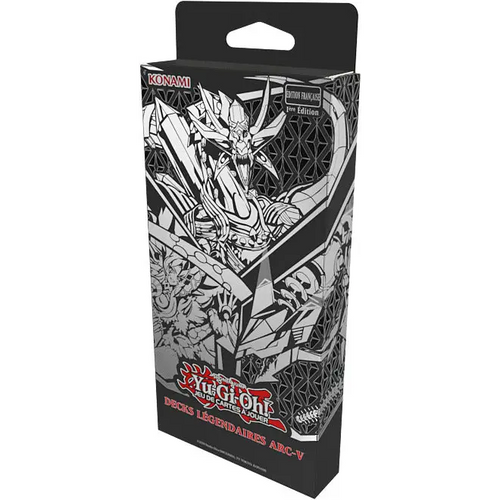 Yu-Gi-Oh! Decks Légendaires ARC-V – coffret de 3 decks – version française