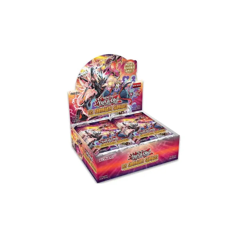 Yu-Gi-Oh! Display de 24 Boosters : Les Survivants Sauvages - FR - Poke-Geek