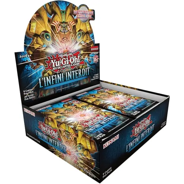 YU-GI-OH! DISPLAY DE PACK DE BOOSTER L'INFINI INTERDIT (24 BOOSTERS) - FR - Poke-Geek