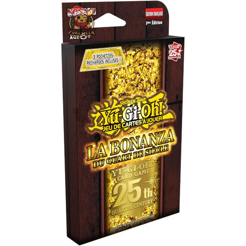 Yu-Gi-Oh! Jcc - Pack De 3 Boosters La Bonanza Du Quart Siècle (Blister Cartonné) Fr