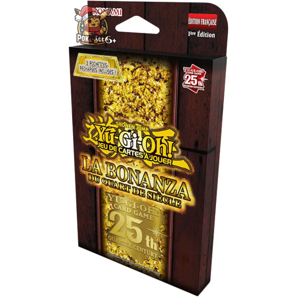 Yu-Gi-Oh! Jcc - Pack De 3 Boosters La Bonanza Du Quart Siècle (Blister Cartonné) Fr