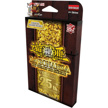 Yu-Gi-Oh! JCC - Pack de 3 Boosters La Bonanza du Quart de Siècle (Blister cartonné) - FR