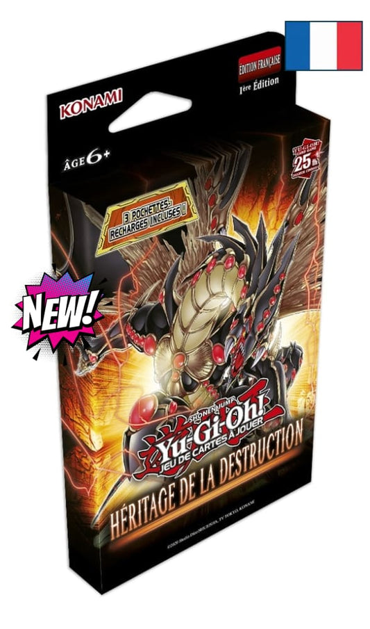 Yu-Gi-Oh! Jcc - Pack De 3 Boosters Legacy Of Destruction Fr