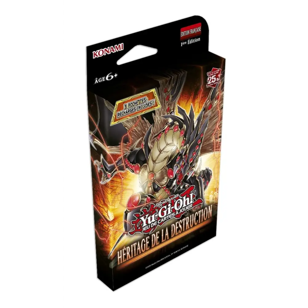 YU-GI-OH! JCC - Pack de 3 Boosters Legacy of Destruction - FR - Poke-Geek
