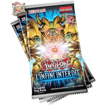 YU-GI-OH! JCC - PACK DE 3 BOOSTERS L'INFINI INTERDIT (BLISTER CARTONNÉ) - FR