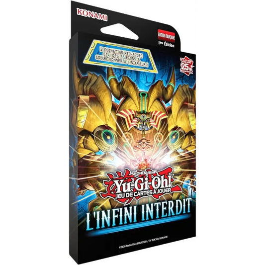 YU-GI-OH! JCC - PACK DE 3 BOOSTERS L'INFINI INTERDIT (BLISTER CARTONNÉ) - FR