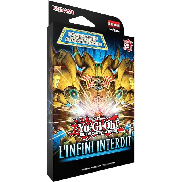 YU-GI-OH! JCC - PACK DE 3 BOOSTERS L'INFINI INTERDIT (BLISTER CARTONNÉ) - FR - Poke-Geek