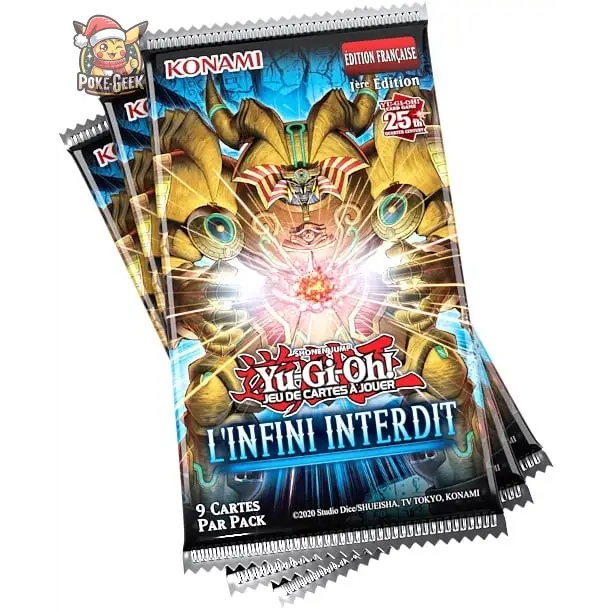YU-GI-OH! JCC - PACK DE 3 BOOSTERS L'INFINI INTERDIT (BLISTER CARTONNÉ) - FR