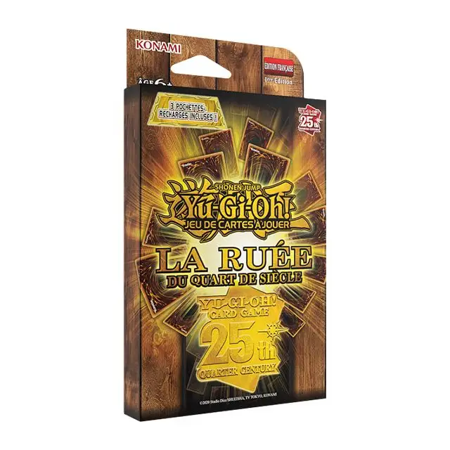 Yu-Gi-Oh! – Quarter Century Stampede FR – Pack de 3 Boosters