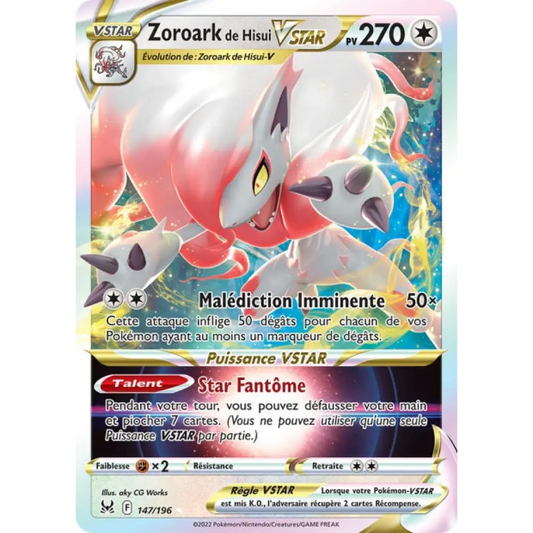 Zoroark by Hisui VSTAR - EB Lost Origin - 147/196