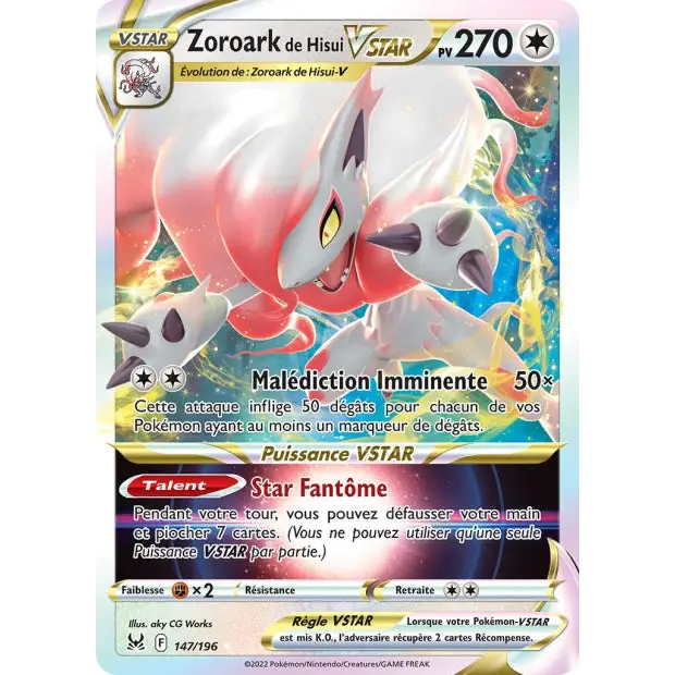 Zoroark de Hisui VSTAR - EB Origine Perdue - 147/196