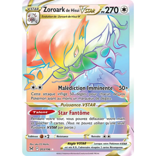Zoroark by Hisui VSTAR - EB Lost Origin - 203/196