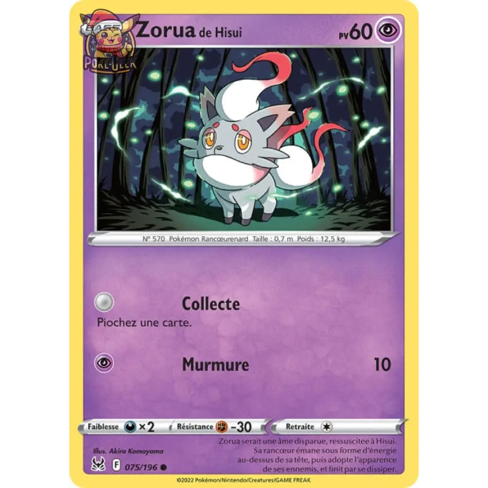 Zorua de Hisui - EB Origine Perdue - 75/196 - Poke-Geek
